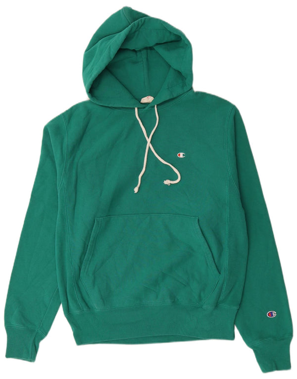 Champion Sudadera Con Capucha Suelta De Tejido Inverso Para Hombre Jersey Pequeño De Algodón Verde
