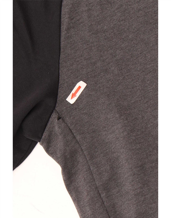 Nike Sudadera con gráfico y diseño tipo jersey para hombre, talla pequeña, color gris