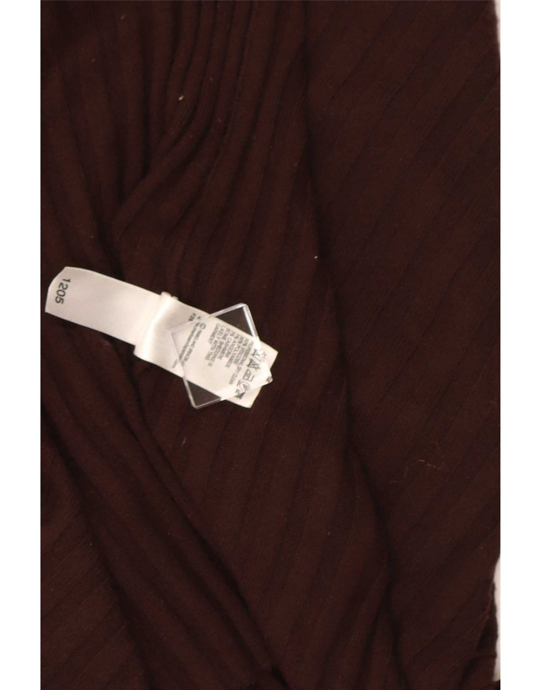 Marks & Spencer Suéter tipo cárdigan asimétrico para mujer UK 8/10 Small Brown