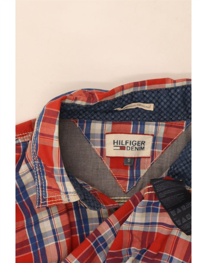 Camisa Tommy Hilfiger Hombre Small Red Check Cotton
