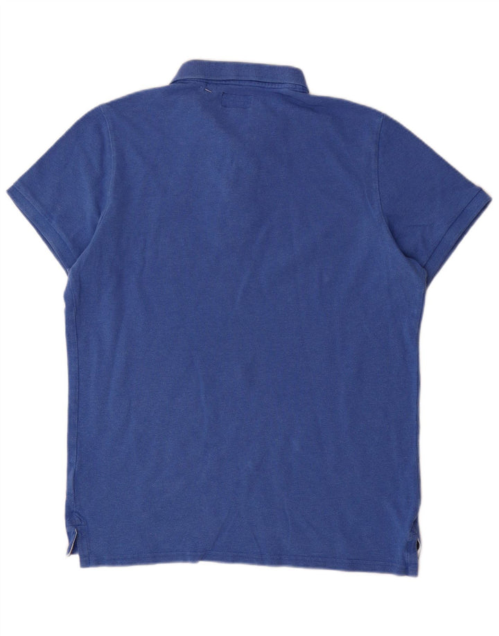 Superdry Polo Hombre XL Algodón Azul