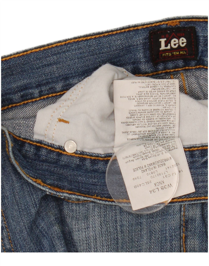 Lee Vaqueros Rectos Knox para Hombre W38 L34 Algodón Azul