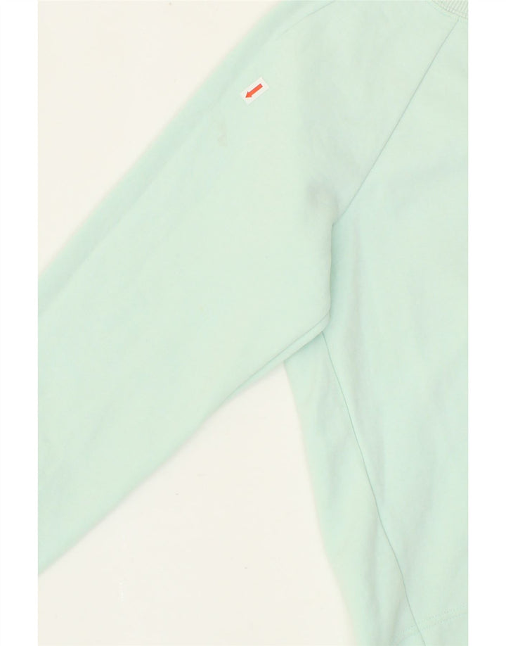 NIKE Womens Graphic Oversized Sweatshirt Jumper UK 10 Small Green Cotton Vintage Nike and Second-Hand Nike from Messina Hembry 