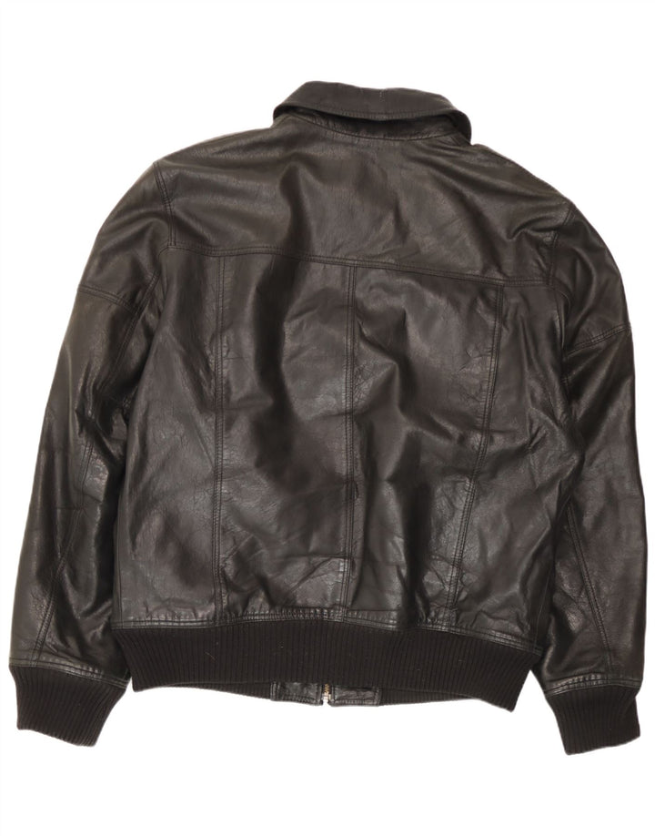 Conbipel Chaqueta de cuero para hombre IT 56 2XL Cuero negro