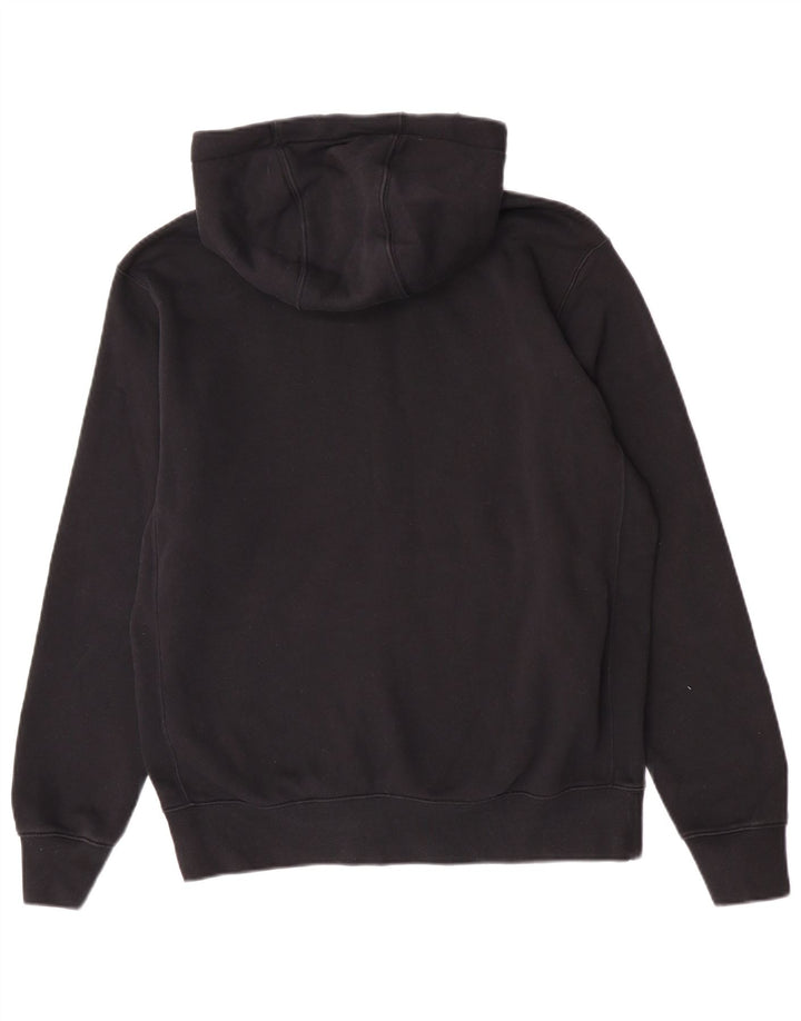 Nike - Sudadera con capucha y cremallera para hombre, talla mediana, algodón negro
