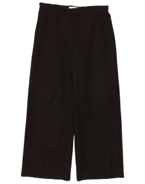 Hobbs Pantalones anchos de cintura alta para mujer UK 12 Medium W34 L30 Negro