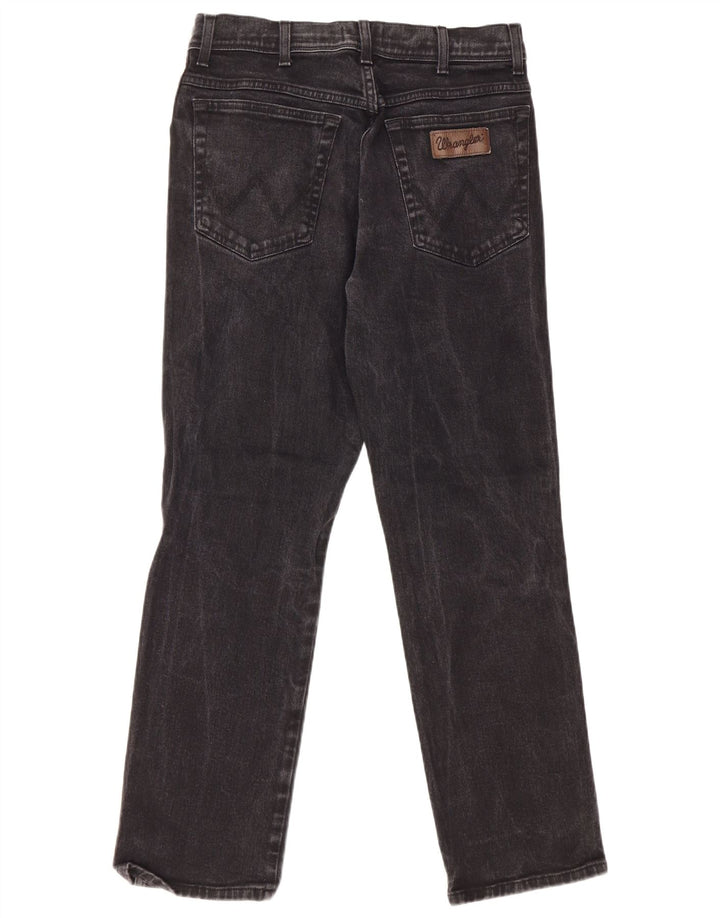 Wrangler Vaqueros rectos Texas para hombre W32 L30 Algodón negro