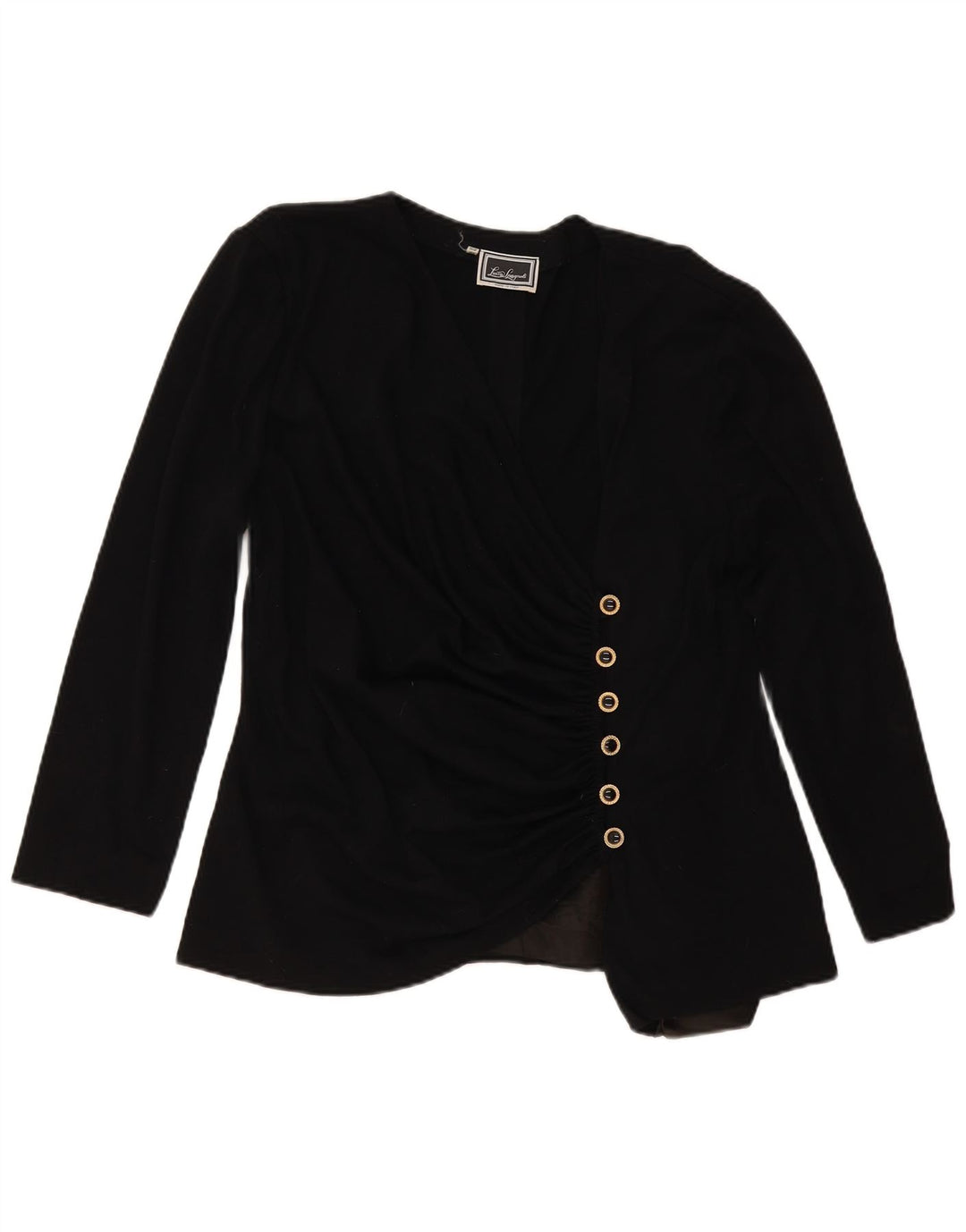Luisa Spagnoli Blusa para mujer IT 52 2XL Negro