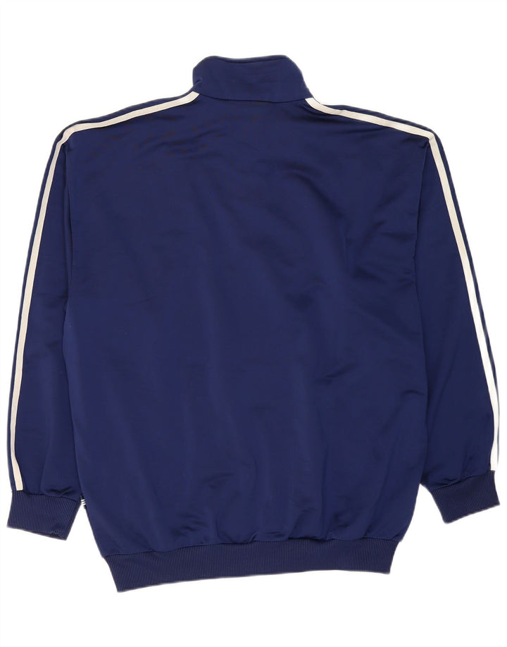 ADIDAS Chaqueta de chándal para hombre UK 42/44 Grande Azul marino Poliéster