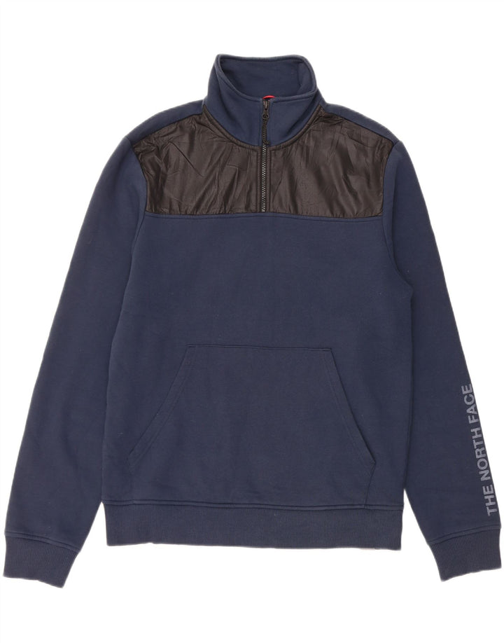 THE NORTH FACE Sudadera gráfica para hombre Jumper Medium Azul marino Colorblock
