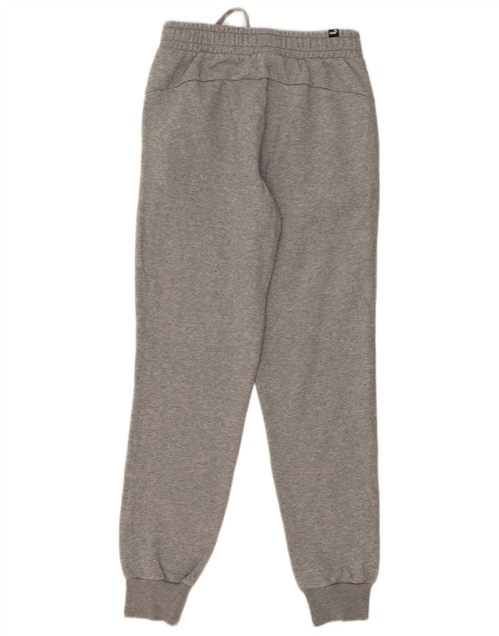PUMA Pantalones de chándal para hombre Joggers Small Grey Cotton