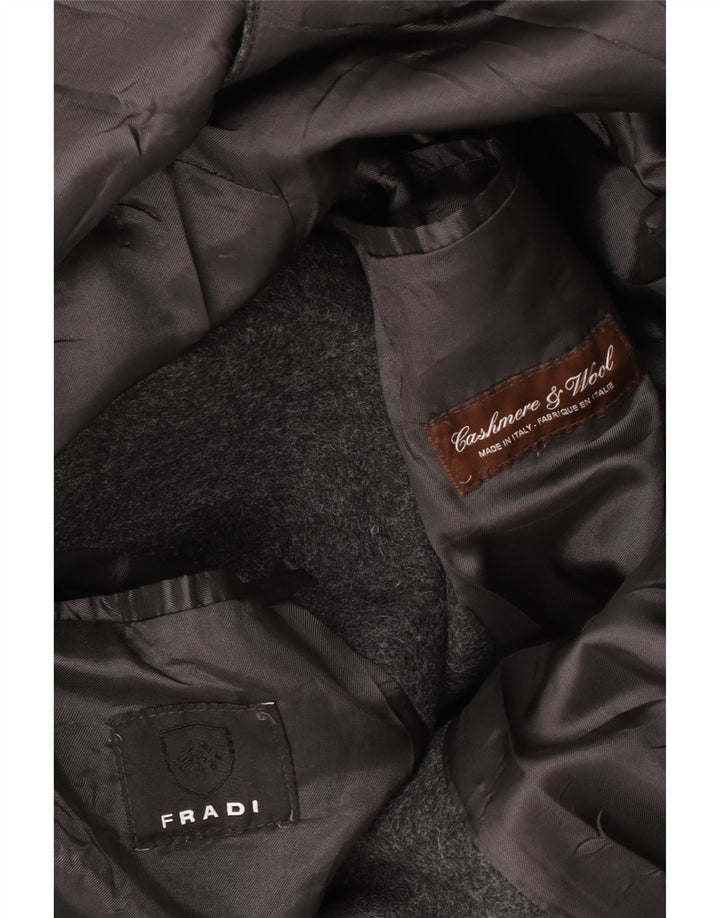 Abrigo Fradi para hombre UK 42 XL Gris Cachemira