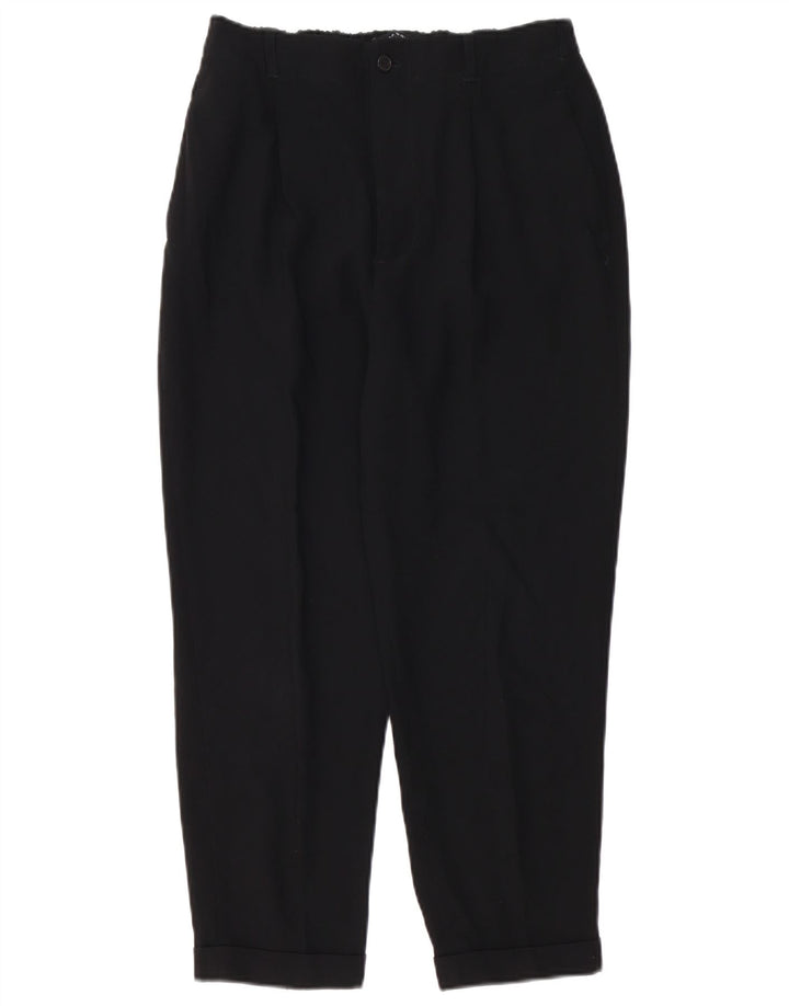 Zara Mujer Pantalones Cortos Pequeños W26 L24 Negro