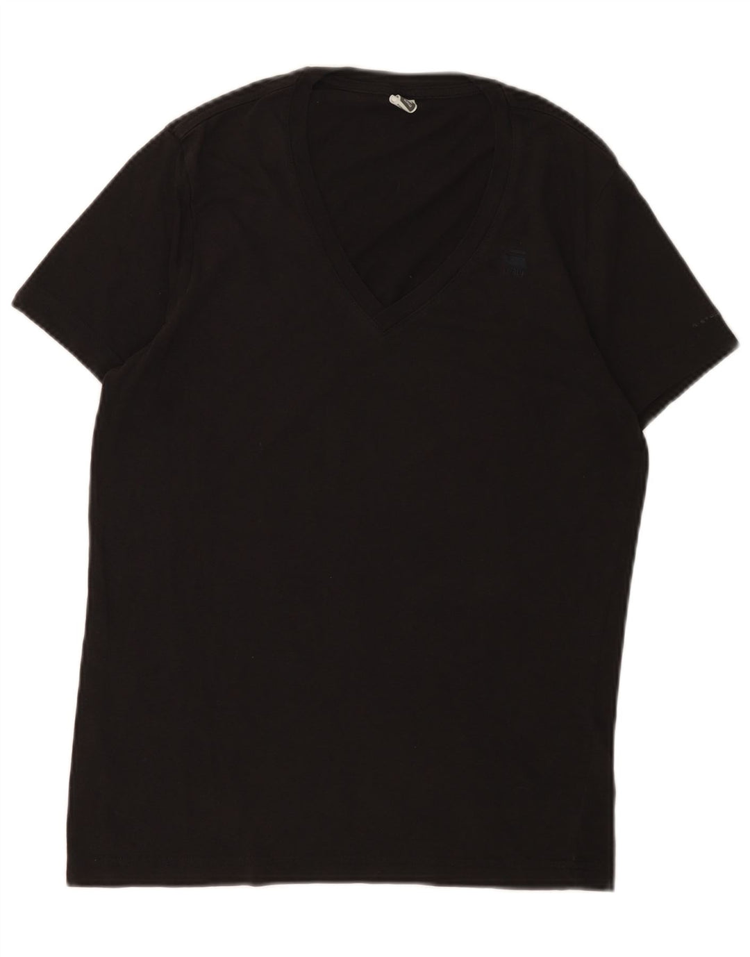 G-Star Hombre Camiseta Top Small Negro Algodón