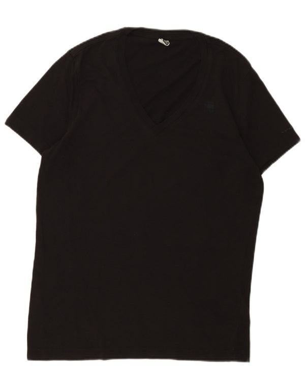 G-Star Hombre Camiseta Top Small Negro Algodón