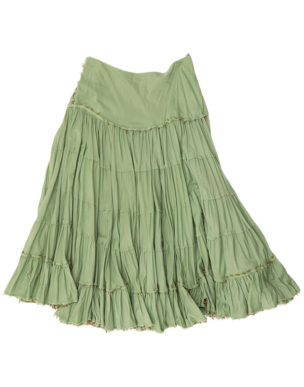 Pinko Falda Escalonada De Cintura Alta Para Mujer Pequeña W30 Verde