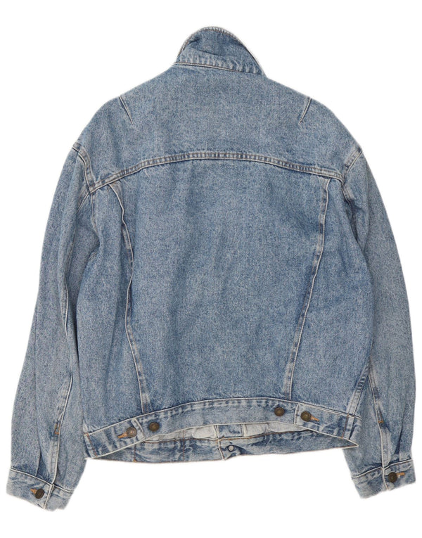 Wampum Chaqueta vaquera para hombre UK 36 Small Blue Cotton