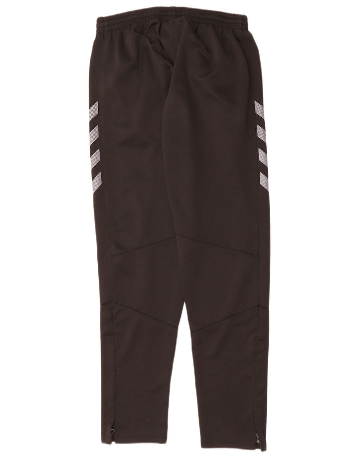 HUMMEL Pantalones de chándal con estampado gráfico para hombre Poliéster negro mediano