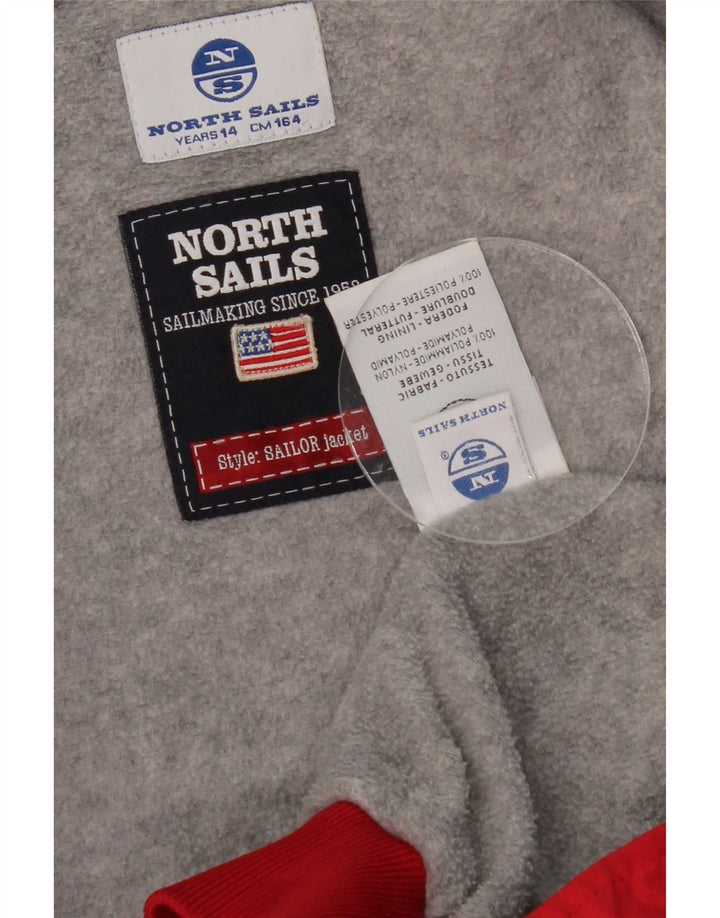 North Sails Cazadora bomber para niño 13-14 años Nylon rojo
