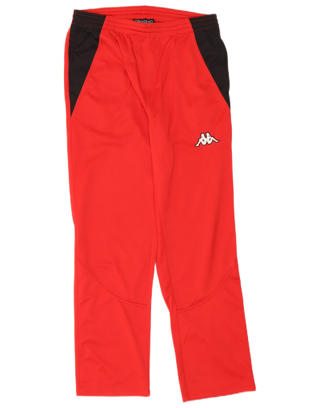Kappa Hombre Pantalones De Chándal Grande Rojo Colorblock Poliéster