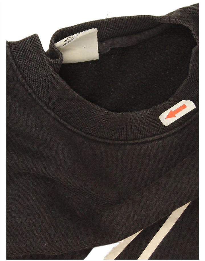 Nike - Sudadera con gráfico para hombre, talla pequeña, algodón negro
