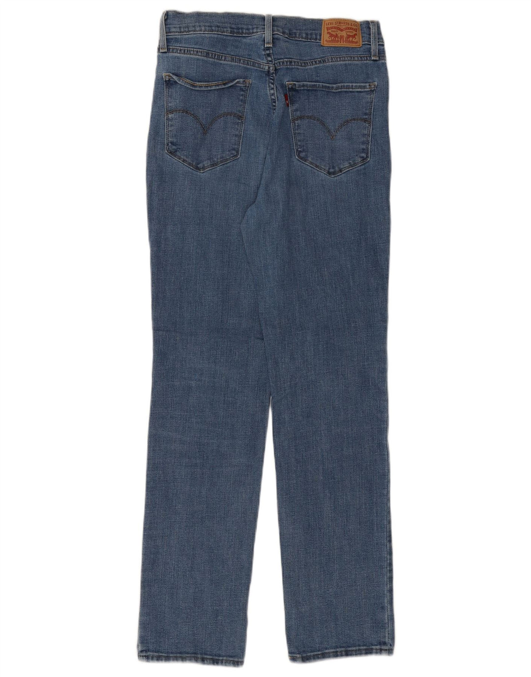 LEVI'S Jeans rectos de talle alto 724 para mujer W29 L30 Algodón azul