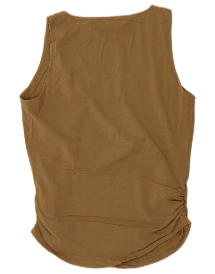 Max Mara - Camiseta sin mangas para mujer, talla 40, algodón beige medio