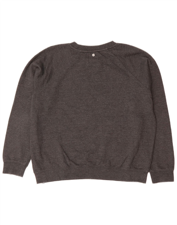 Volcom Sudadera para mujer Jumper US 8 Algodón gris medio