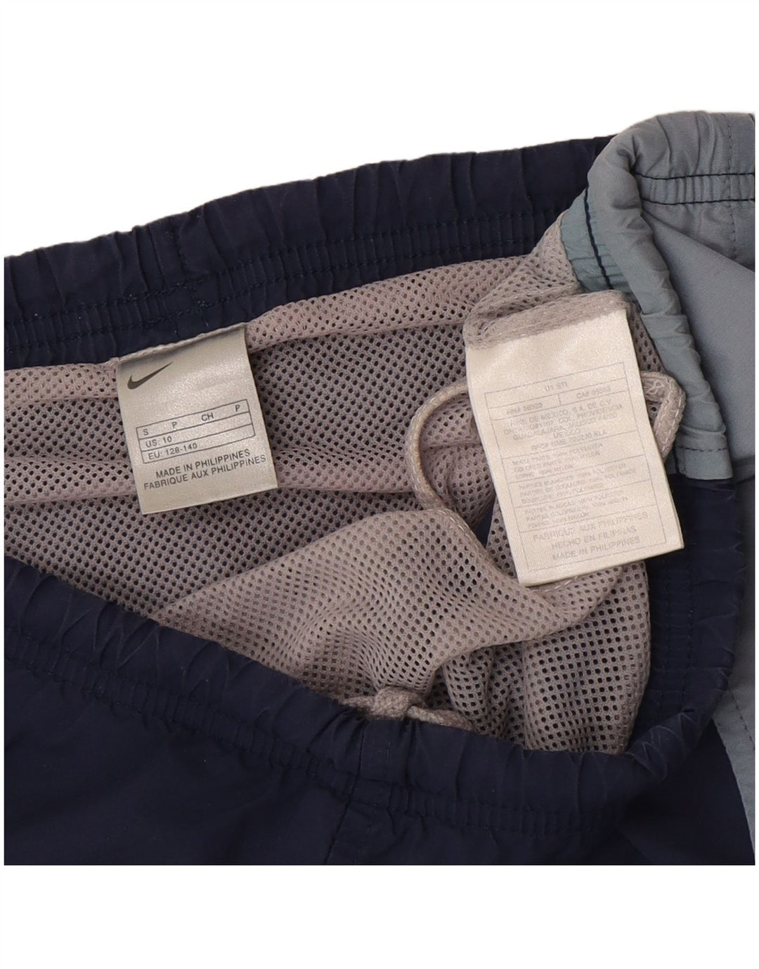 Nike Bañador para niño 9-10 años Azul Colorblock Poliéster