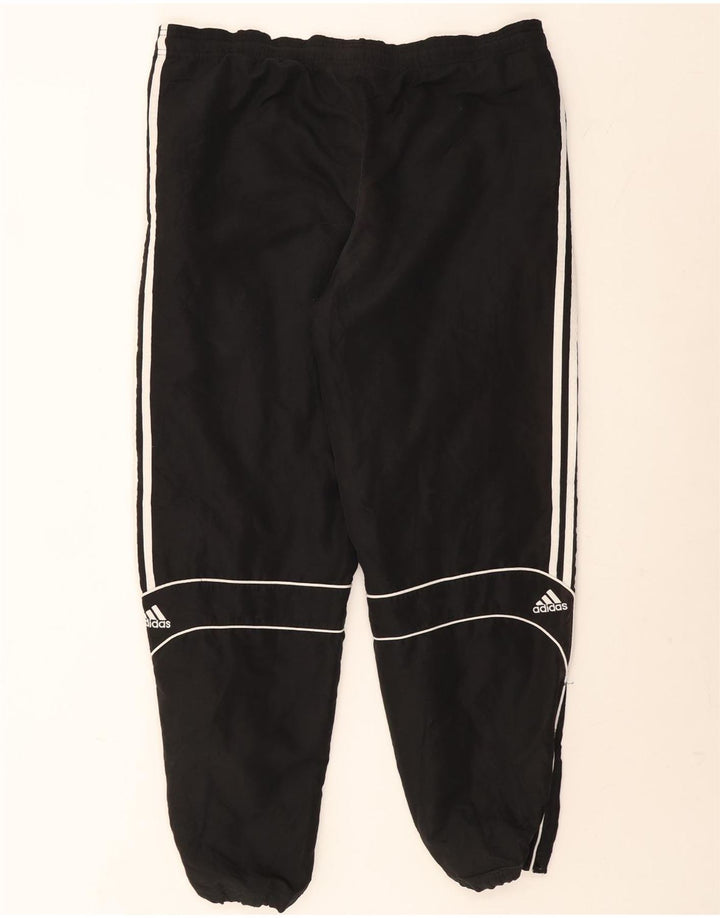 Adidas Hombre Pantalones De Chándal Joggers Grande Negro Poliéster