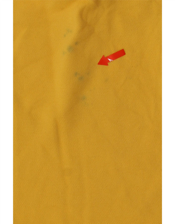 Polo Kappa Hombre De Algodón Amarillo Medio