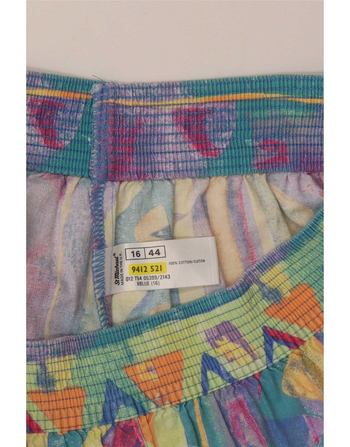 St Michael - Pantalones harén para mujer, talla 40, talla grande, W34, L23, multicolor