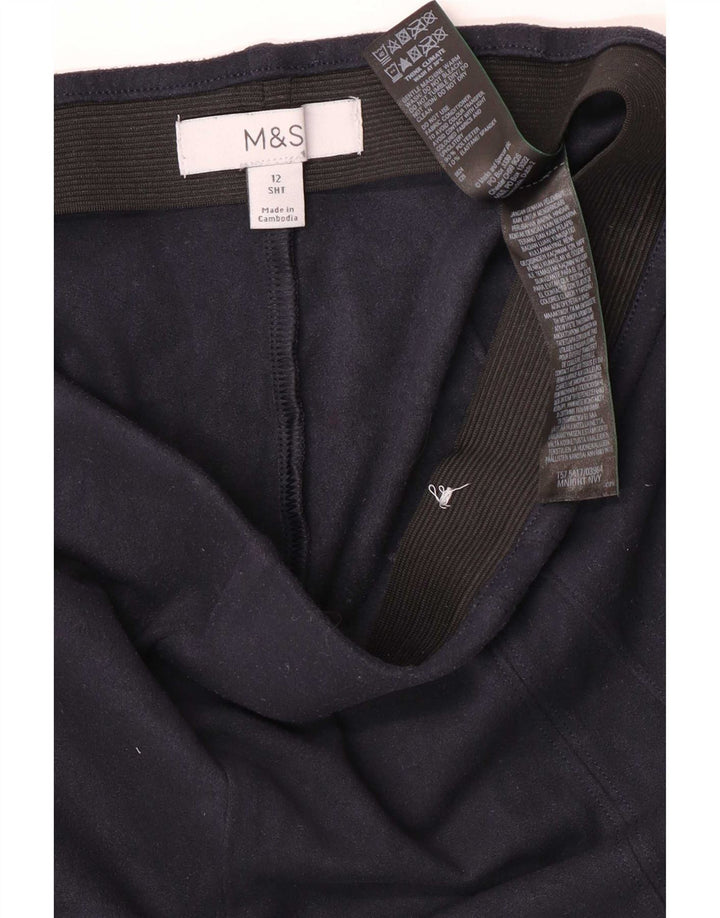 Marks & Spencer Leggings para mujer UK 40 Mediano Azul marino Poliéster