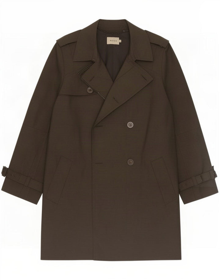 Gabardina Reiss para hombre UK 36 Small Poliéster negro