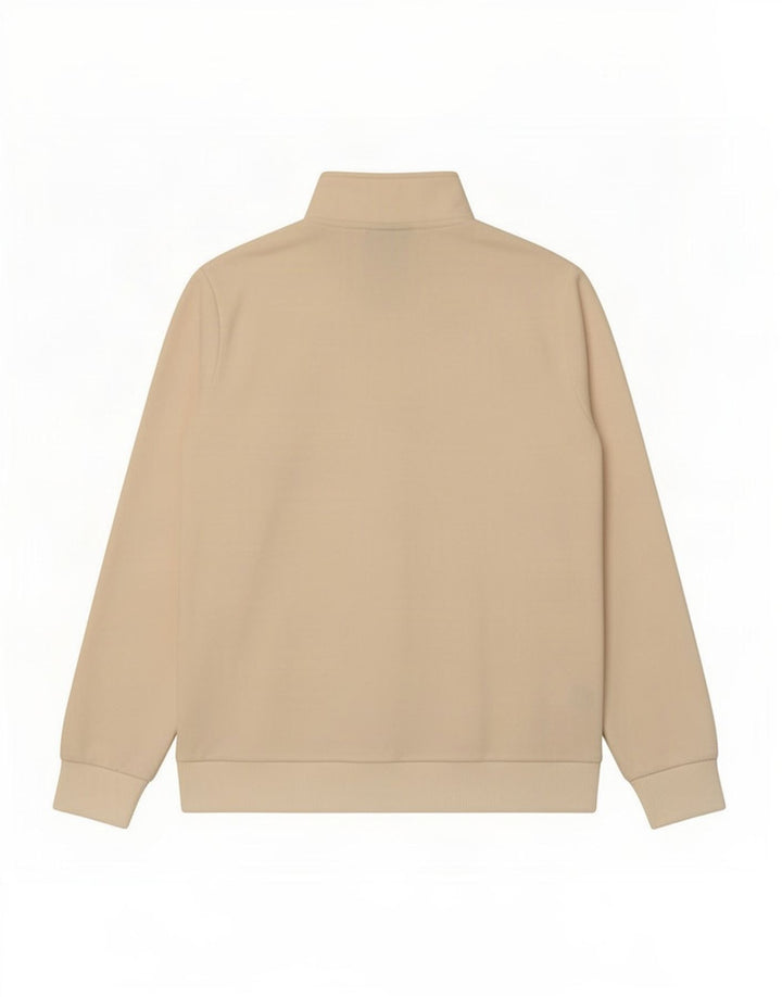 Nautica Jersey de forro polar con cuello con cremallera y gráfico para hombre Poliéster beige medio