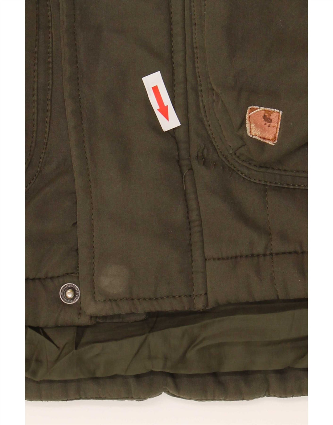 Jack & Jones Chaqueta cortavientos con capucha para hombre ES 38 Mediano Caqui Poliéster