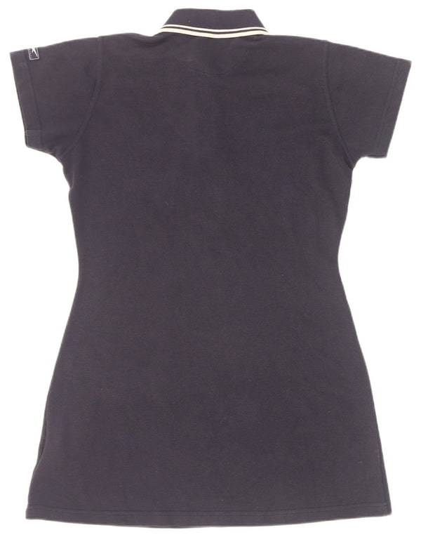 Reebok Vestido polo para mujer UK 12 Medium Azul marino Poliéster