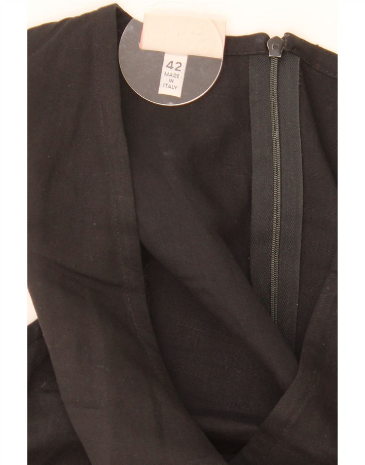 Vestido tubo sin mangas Byblos IT 42 Medium Black Geométrico
