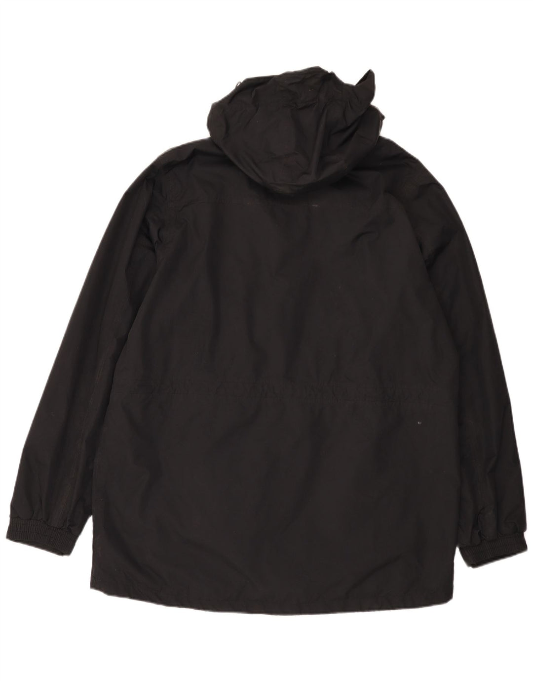 Chubasquero con capucha para hombre Mountain Warehouse UK 40 Large Nylon negro