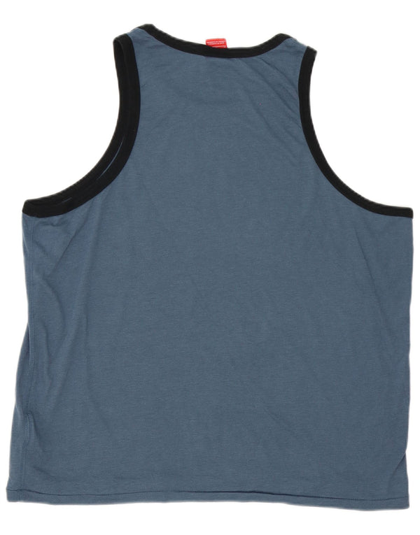Nike Camiseta sin mangas gráfica para hombre XL Algodón azul