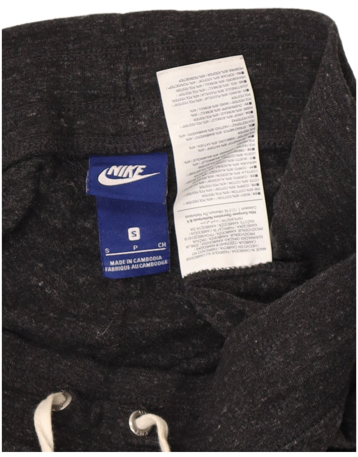 NIKE Mujer Graphic Chándal Pantalones Joggers UK 10 Pequeño Gris Moteado