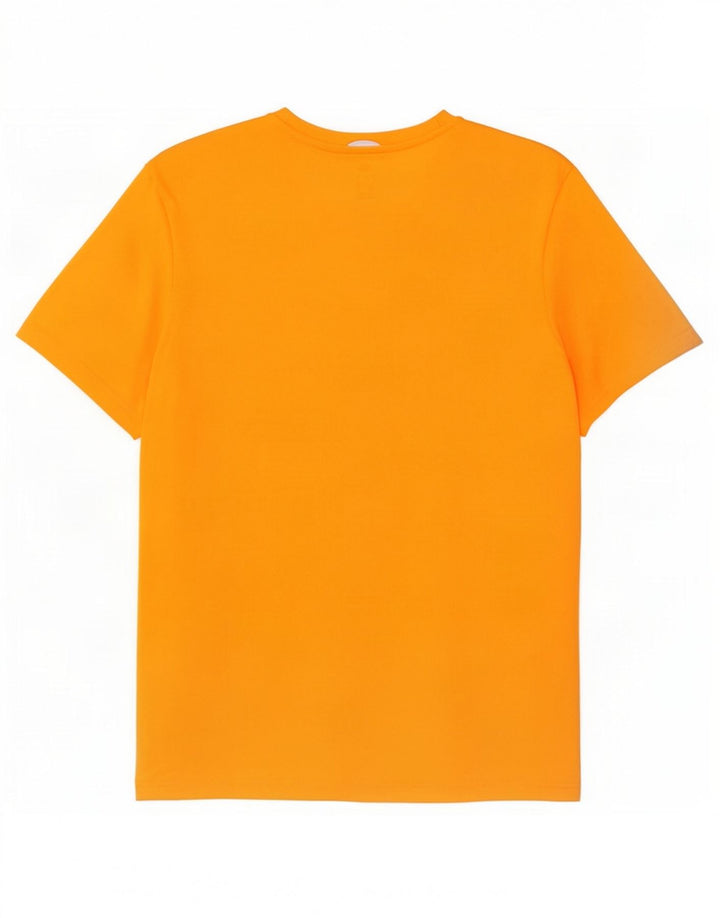 Adidas Mens Climalite Camiseta Top Medio Naranja Poliéster