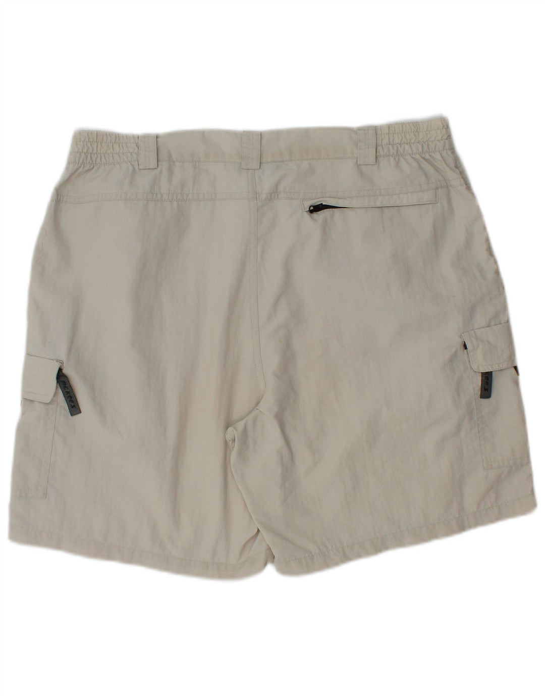 MC Kee's Pantalones cortos tipo cargo para hombre, talla grande, W34, nailon gris