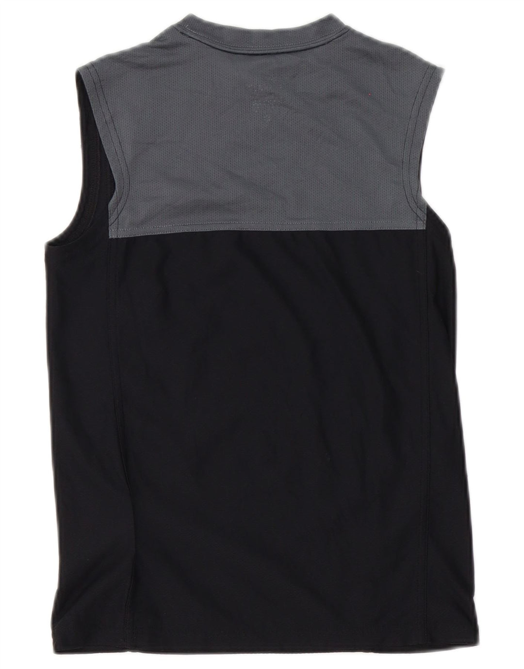 Nike Mujer Dri Fit Chaleco Top UK 10 Pequeño Negro Colorblock Poliéster