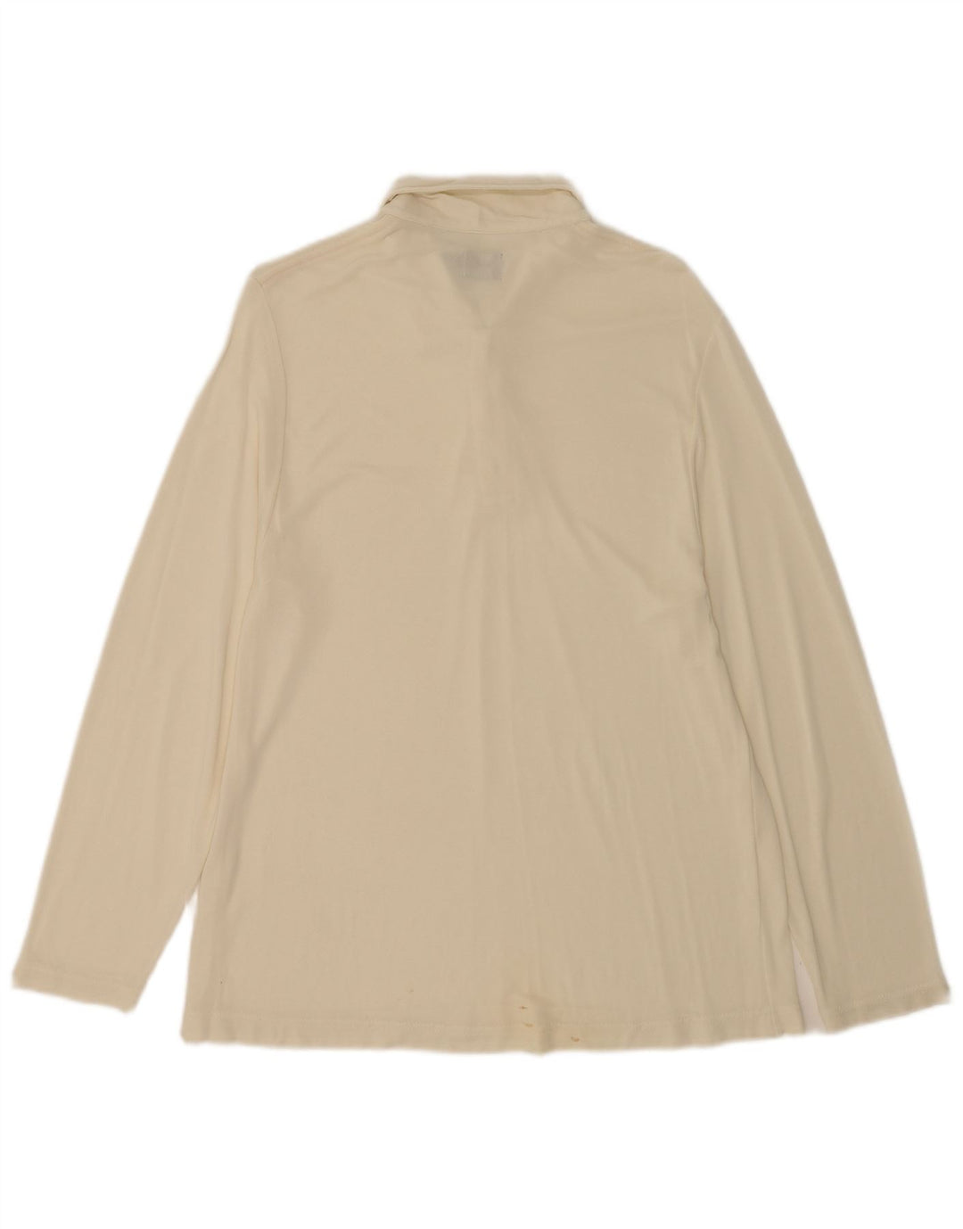 Calvin Klein Polo de manga larga para hombre, talla grande, color beige