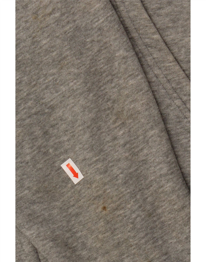 Puma Sudadera con capucha y cremallera gráfica para hombre, talla 2XL, algodón gris