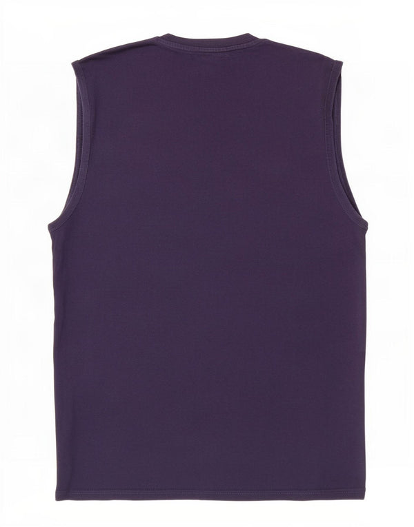 Pierre Cardin Mens Paris Graphic Vest Top Large Navy Blue Cotton