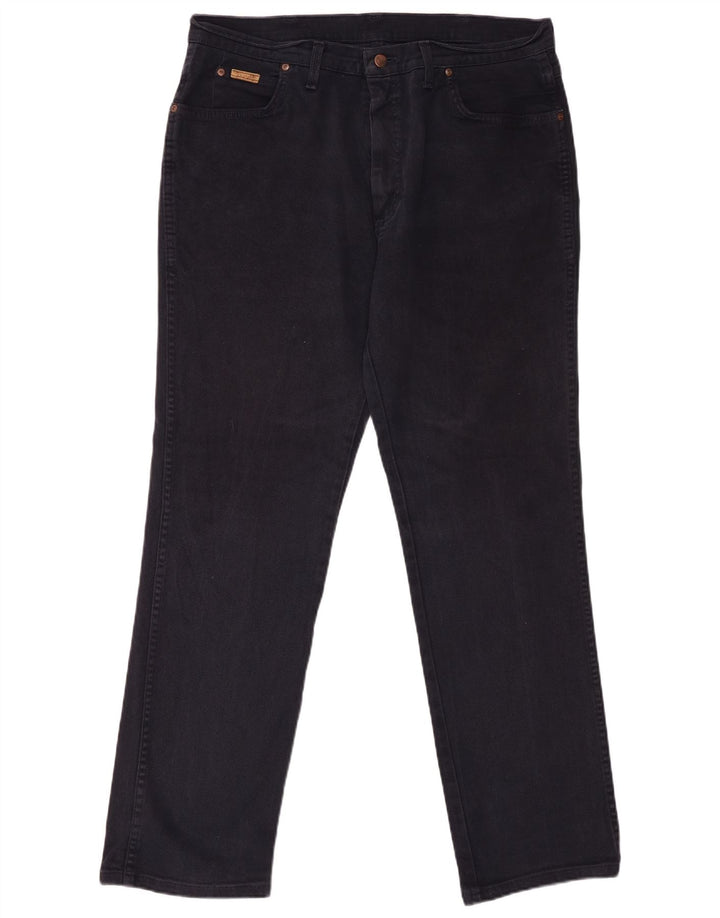 WRANGLER Vaqueros rectos Texas para hombre W38 L34 Algodón azul marino