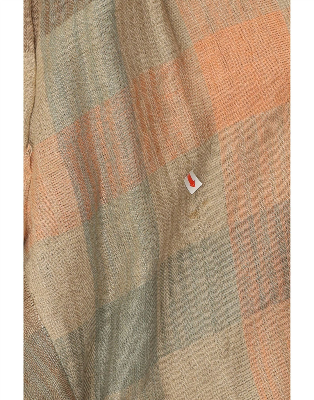 Vintage mujer pegado chino pantalones W26 L26 multicolor Gingham