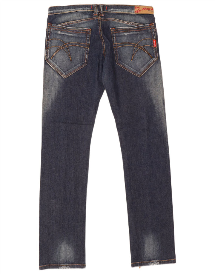 Vaqueros Rectos Mujer Phard W30 L31 Algodón Azul Marino